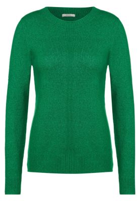 NOS_Cosy High Round Neck bright green melange 