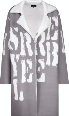 Strickjacke thunder gemustert 