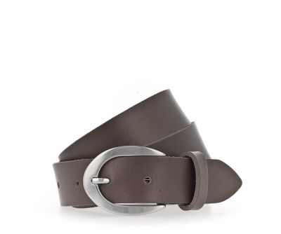 30 mm Ledergürtel taupe dunkel 