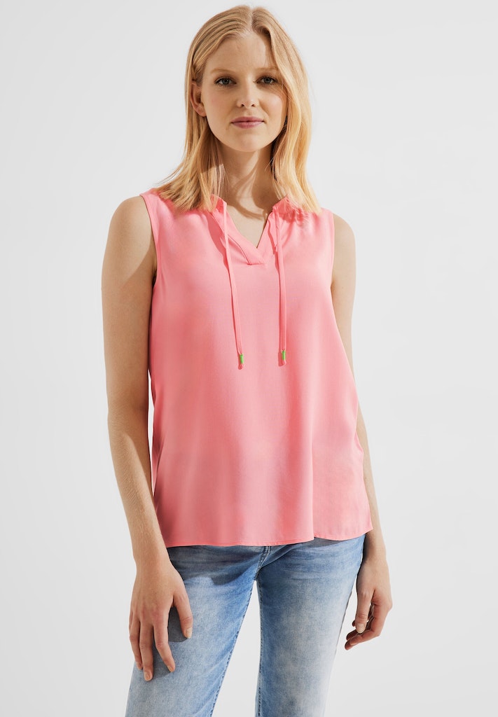 Solid Top Blouse soft pink 2
